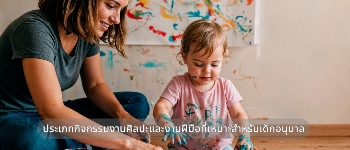 ประเภทกิจกรรมงานศิลปะและงานฝีมือที่เหมาะสำหรับเด็กอนุบาล